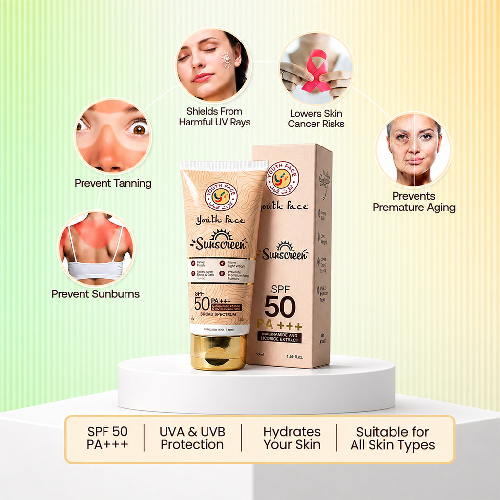 Facewash + sunscreen