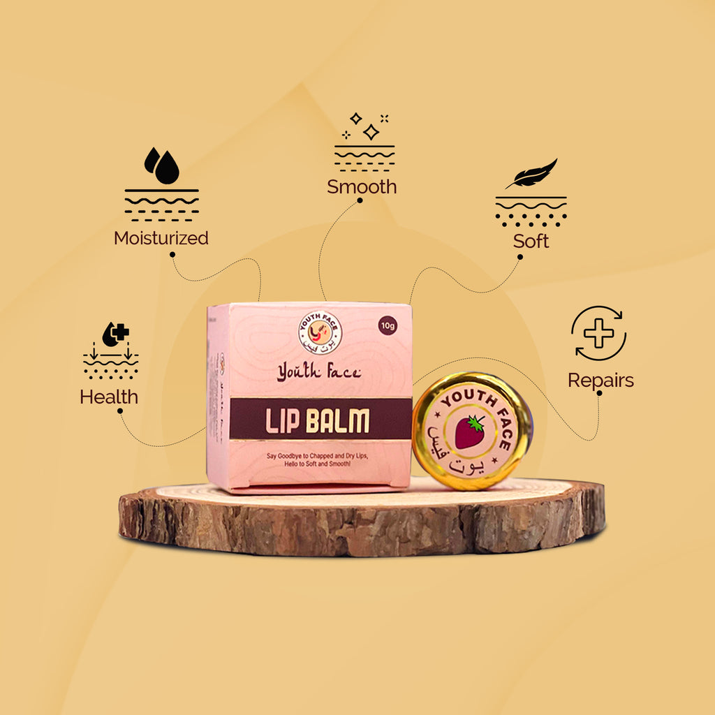 Lip Balm Deep Moisture | Soothes Cracked Lips | Natural Color | Non-Sticky Formula (10g)