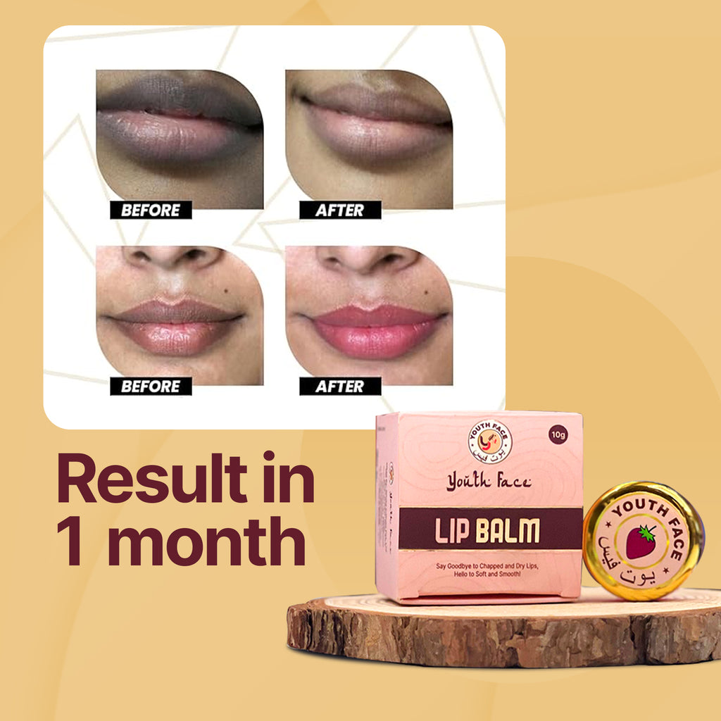Lip Balm Deep Moisture | Soothes Cracked Lips | Natural Color | Non-Sticky Formula (10g)
