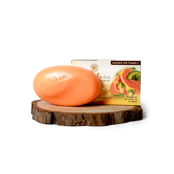 Papaya Beauty Bar Skin Brightening | Papaya Extracts | Gentle On Skin | Refreshing Lather (75g)