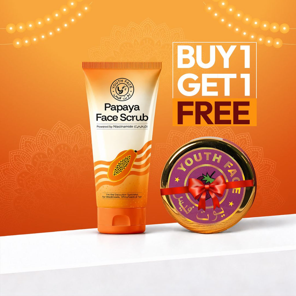 Face Scrub + Lipbalm Free