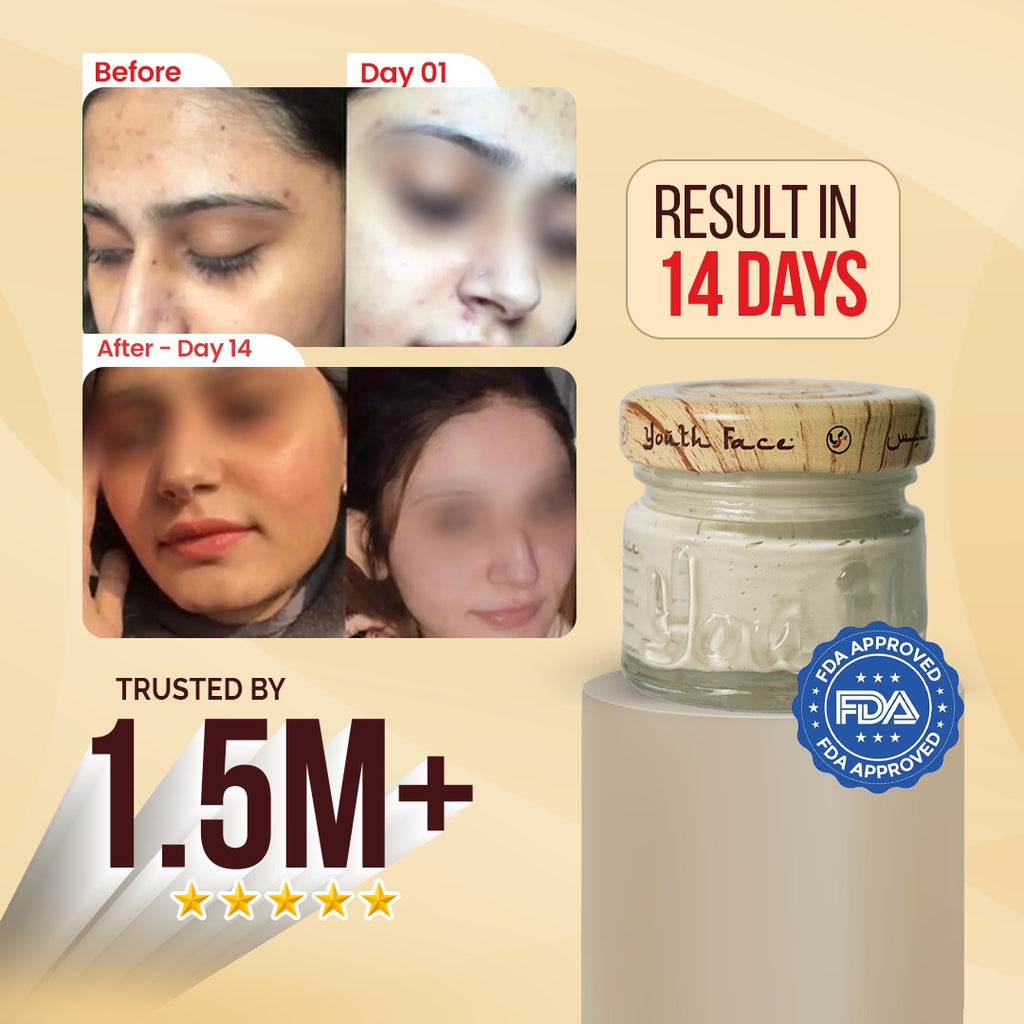 Youthface Beauty Cream | Whitening & Glow | Fades Dark Spots | Daily Hydration | Light Texture (25g)