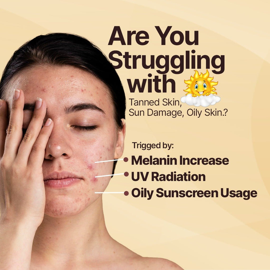 Sunscreen SPF 50++ Broad Spectrum Protection | Non-Greasy | Water-Resistant | Safe For Sensitive Skin (50g)