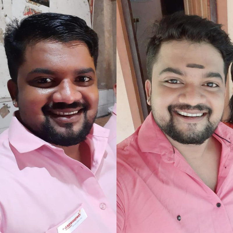 Shiva before and after