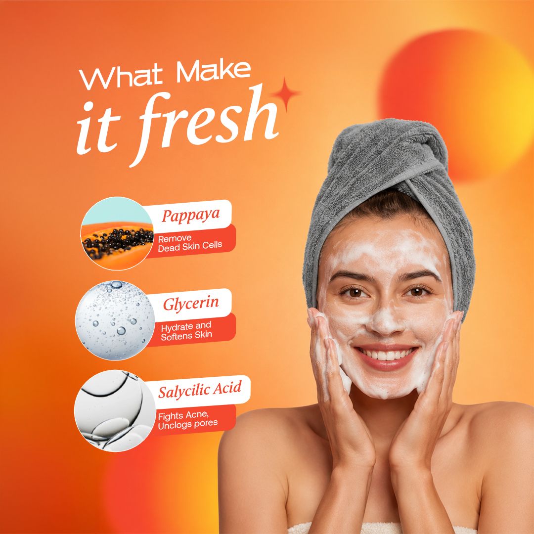 Papaya Face Wash (50ml)