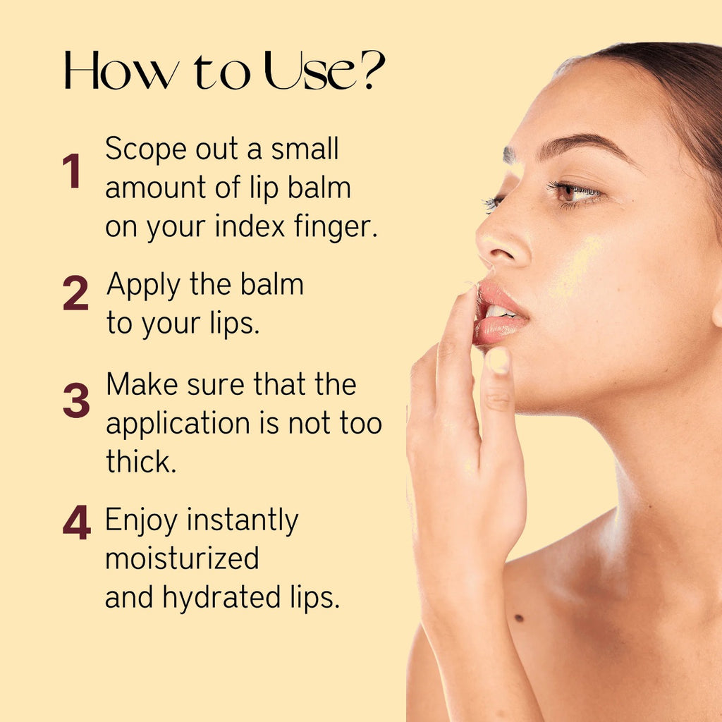 Lip Balm Deep Moisture | Soothes Cracked Lips | Natural Color | Non-Sticky Formula (10g)
