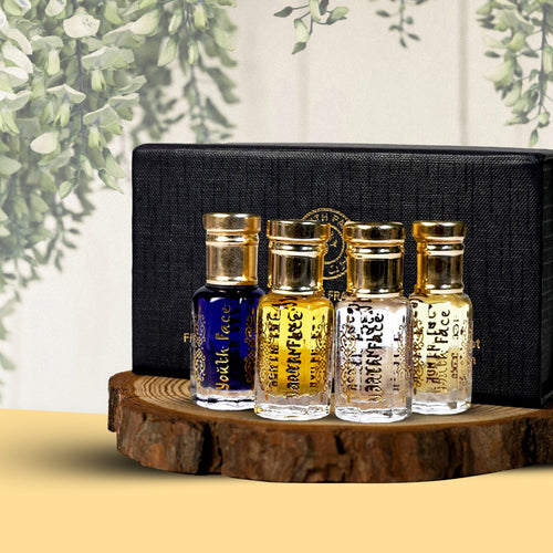 Attar Combo | 4 Signature Fragrances | Travel-Friendly | Long-Lasting Scent | Premium Blend