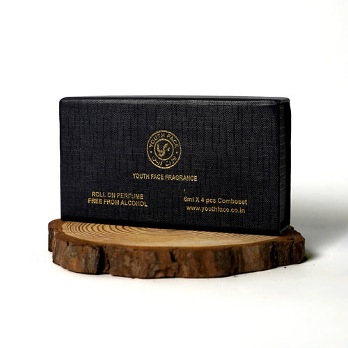 Attar Combo | 4 Signature Fragrances | Travel-Friendly | Long-Lasting Scent | Premium Blend