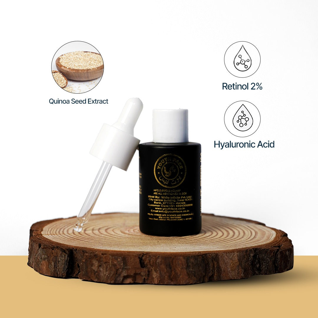 Youthface Night Serum | Overnight Repair | Intense Hydration | Glowing Skin By Morning | Lightweight Texture (30ml)