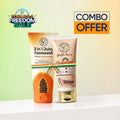 Facewash + sunscreen